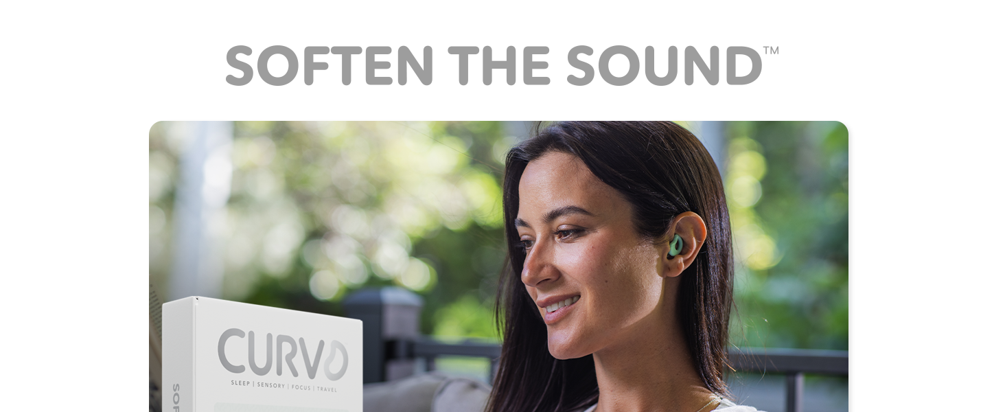 CURVD Everyday Earplug Bundle Mint Soften the Sound