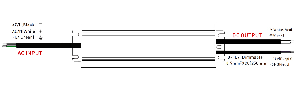 Constant Voltage 12V 100W 8,3A Dimmable LED Driver, Waterproof IP67 Transformer