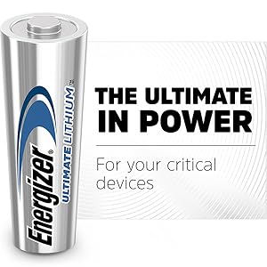 Energizer Ultimate Lithium batteries give you the ultimate power for your critical devices