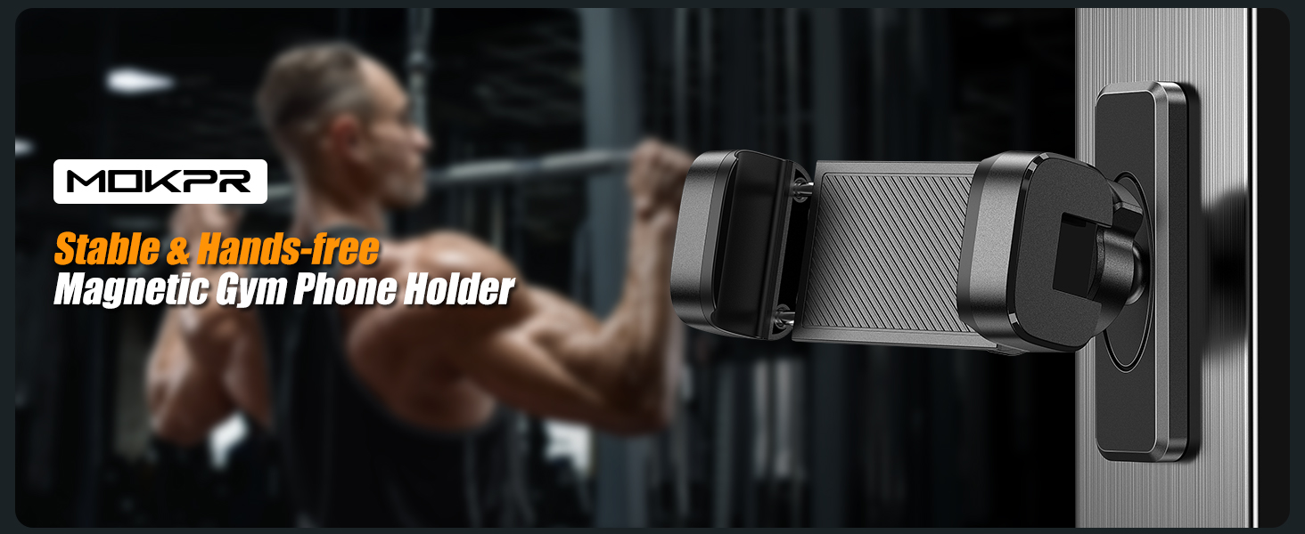 Gym Magnetic Phone Holder