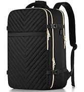 MOMUVO Carry On Backpack for Women,Flight Approved Large Travel Laptop Backpack Water Resistant L...
