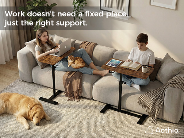 Rolling Tilt Laptop Desk
