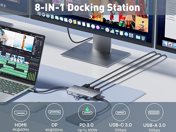 docking station dual monitor