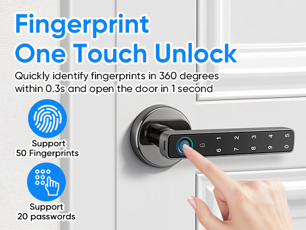 Smart Door Lock with Knob