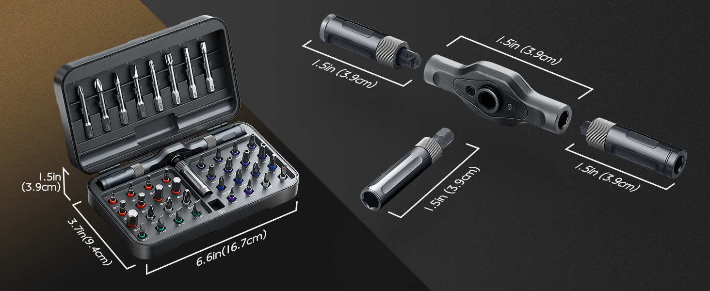 42 in 1 magnetic screwdriver set