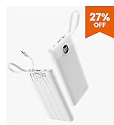 Portable Charger White 27% OFF