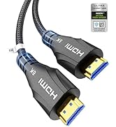Cratree HDMI Cable 15FT Long - Certified 8K Ultra High Speed HDMI Cable,48Gbps Braided HDMI Cord,...