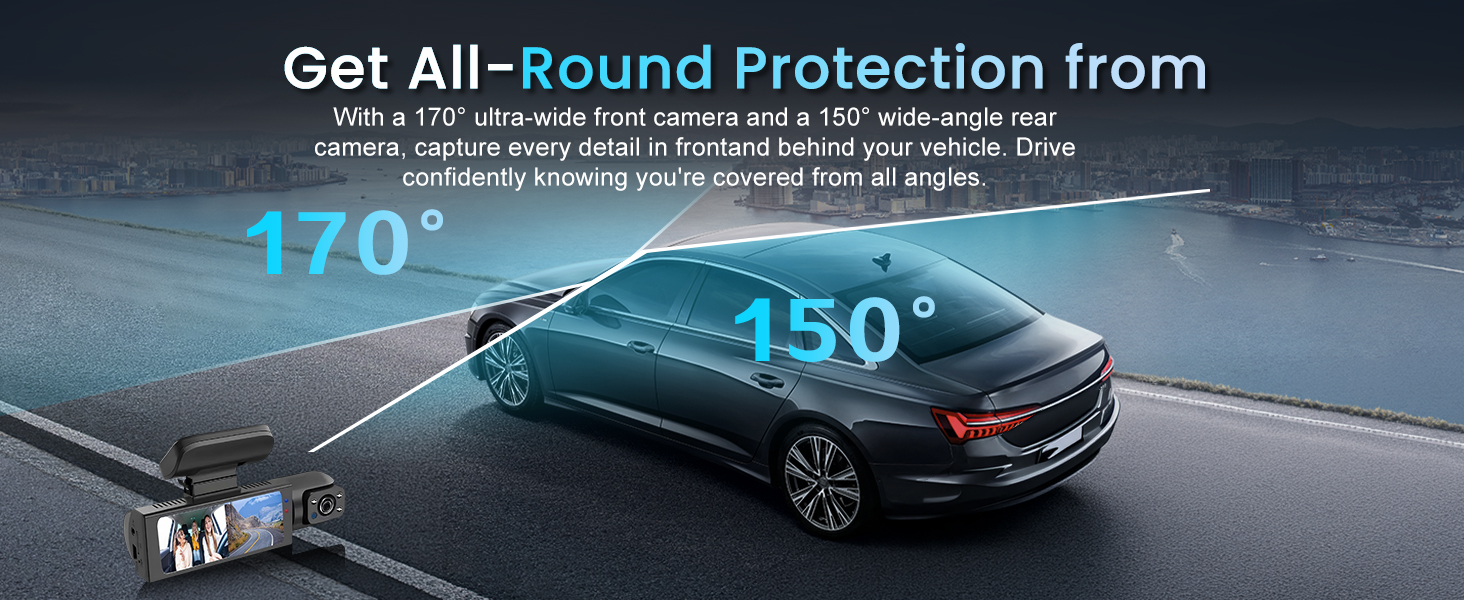 dash cam front and inside