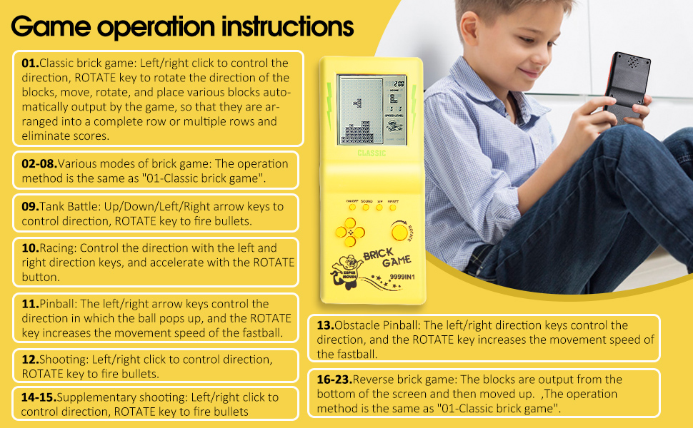 Pocket game console Student game console Cheap gaming console