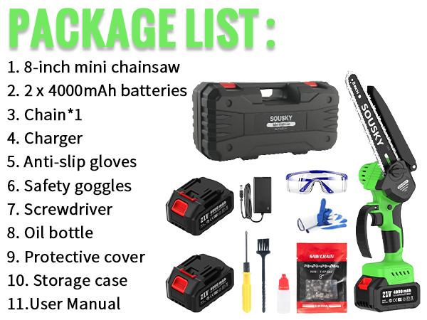 mini chainsaw cordless