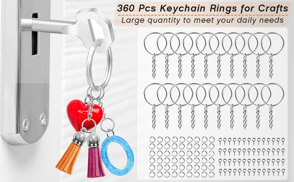 keychain rings for crafts