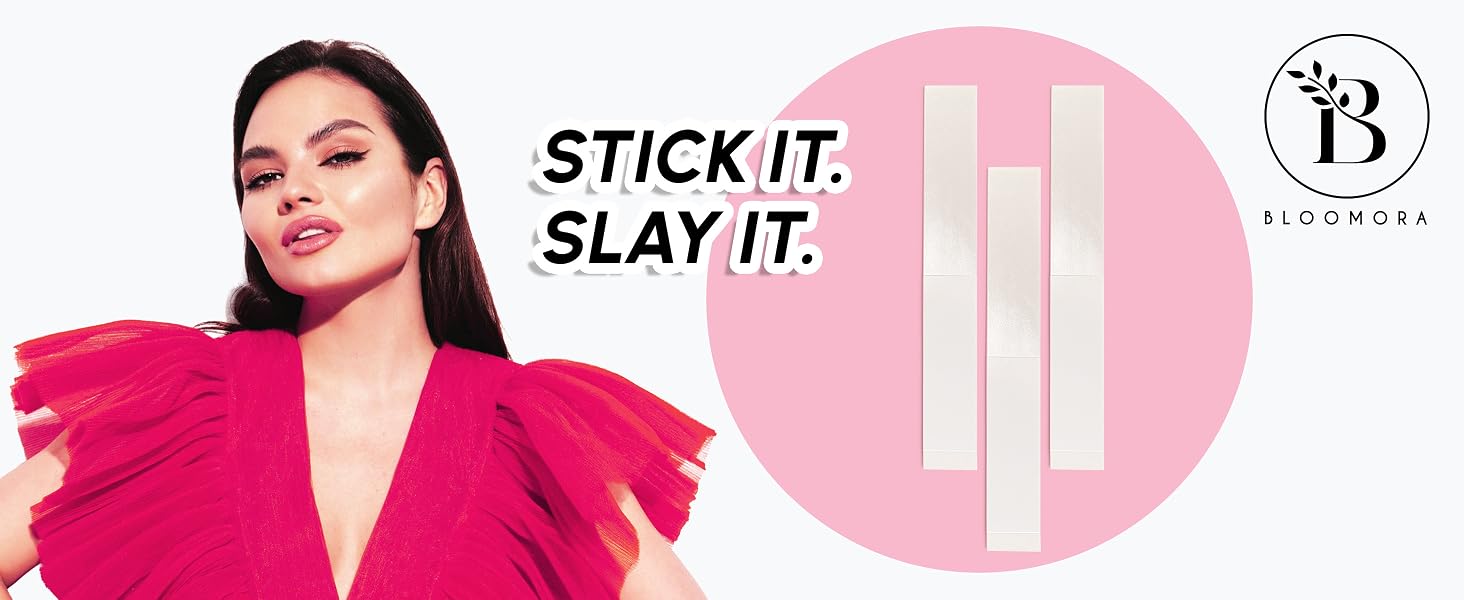 double sided tape for clothes clothing fabric sticky fashion adhesive dress body cloth two to keep