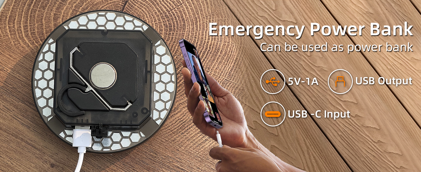 power bank camping tent light for emergency