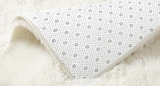 cream white rug