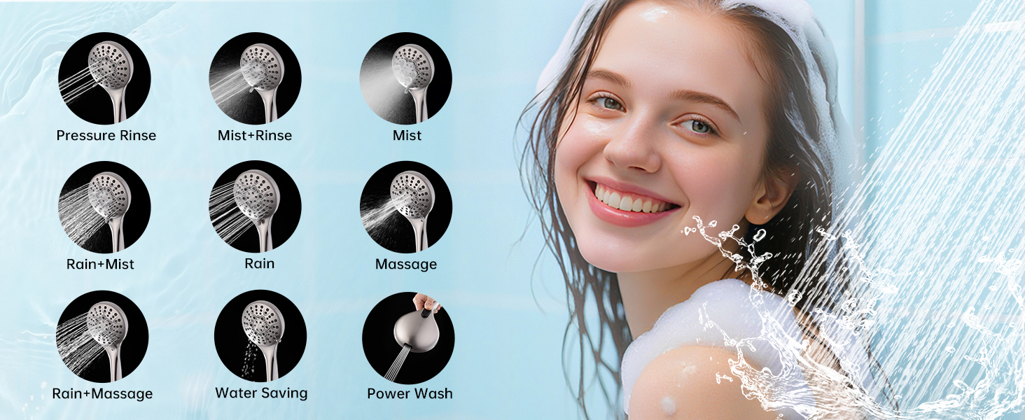 showerhead with handheld sprayer