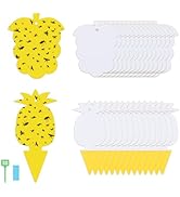 Mosalogic Fruit Fly Trap for Indoor 30 Pack Fungus Gnat Traps for House Use Yellow Sticky Bug Tra...