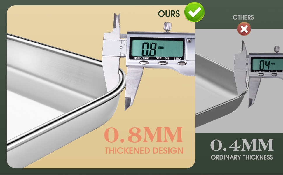 stainless steel baking sheet