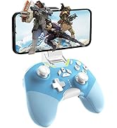 iPhone Controller with Phone Clip, Hall Effect Joystick Wireless Bluetooth Gaming Controller for ...
