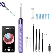 Ear Wax Removal Tool - Ear Cleaner with 1080P Camera - Ear Canal Cleaner - Ear Cleaning Kit with ...