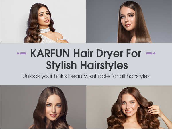 Hair Dryer For Stylish Hairstyles 110000 RPM Hair Dryer, Brushless Motor Fast Drying Blow Dryer