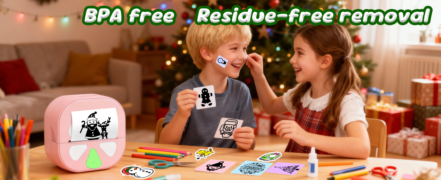 sticker printer sticker maker machine print pod mini printer photo christmas gifts stocking stuffers