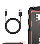 Jump Starter, Battery Jumper Starter Portable, Car Battery Jump Starter with 3 Modes Flashlight, ...