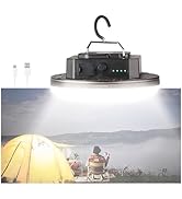 12000mAh (45W) Camping Hanging Tent Light Emergency Power Outage Lantern Home Use 4000LM 3 Modes ...