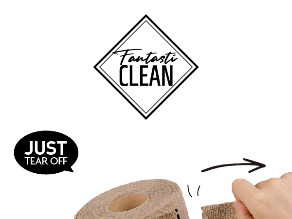 Fantasticlean Microfiber Cleaning Cloth Roll