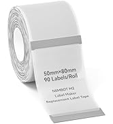NIIMBOT M2/M3 Thermal Transfer Labels 1.97''x3.14'', for M2/M3 Label Maker, PET Material, Waterpr...