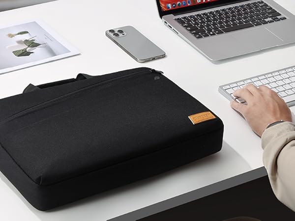 black shoulder laptop bag