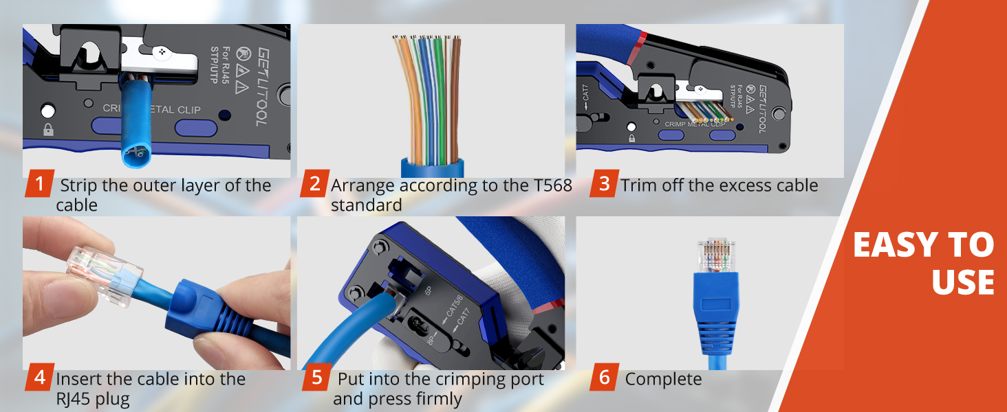 RJ45 Crimping Tool Kit