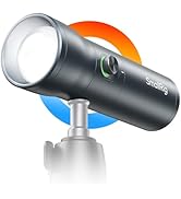 SMALLRIG RGB LED Photography Flashlight, 7500mAh Aluminum Alloy Patterned Ambient Light, 4 Color ...