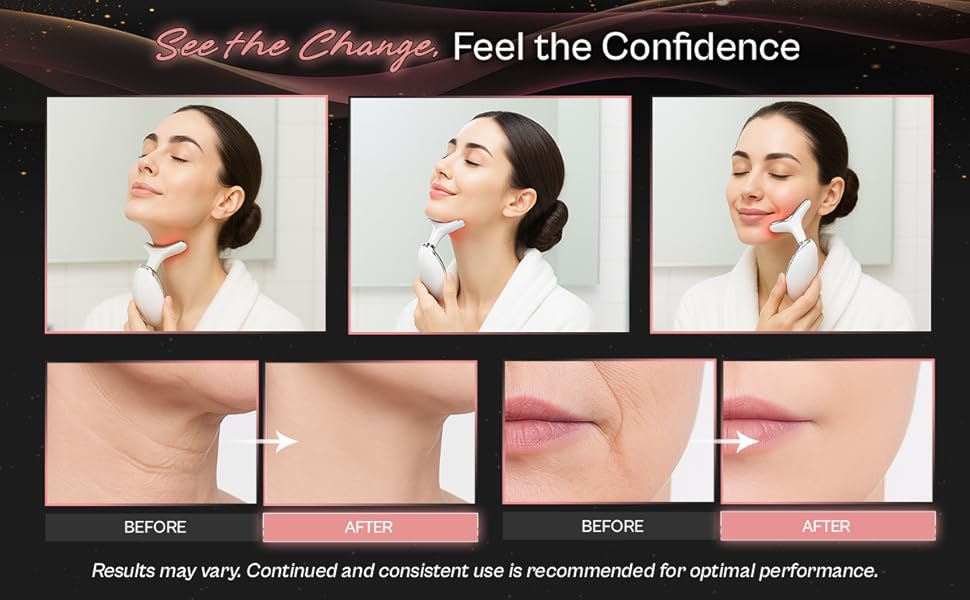 7 Color LED Red Light Therapy Facial Massager