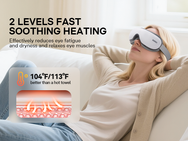 eye massager with heat