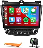 for Honda Accord 7th 2003-2007 Android Car Stereo with Wireless Carplay/Android Auto 10.1" Touchs...
