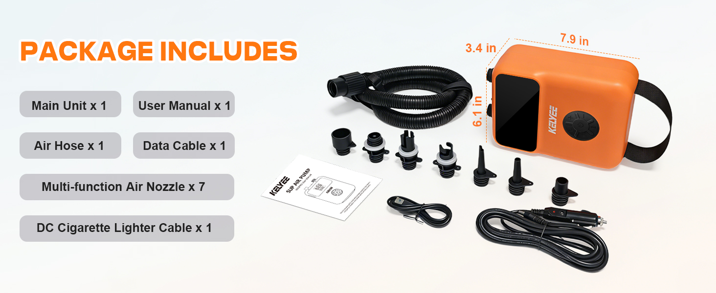 paddle board pump electric portable