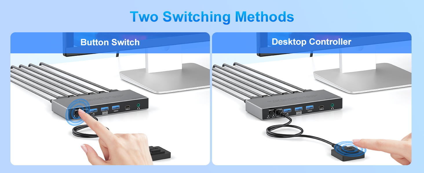 kvm switch 2 monitor 2 computers