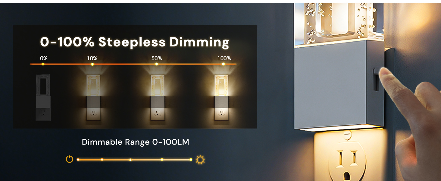 Dimmable night light