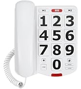 Large Button Phones for Seniors, Land Line Phones for Elderly - Big Button Home Telephone for the...
