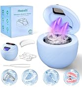 Ultrasonic Retainer Cleaner, 45kHz Retainer Cleaner Machine for Denture Cleaning Pod for Mouth Gu...