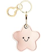 ZOUITY Leather Keychain holder Protective Case Compatible with Apple AirTag | Cute Drop-proof Cov...