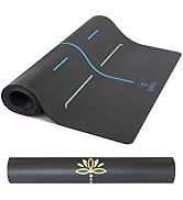 Y O Gayo Eco Balance Yoga Mat with Carry Strap – Superior Grip, Non-Slip, Durable &amp; Lightweight, ...