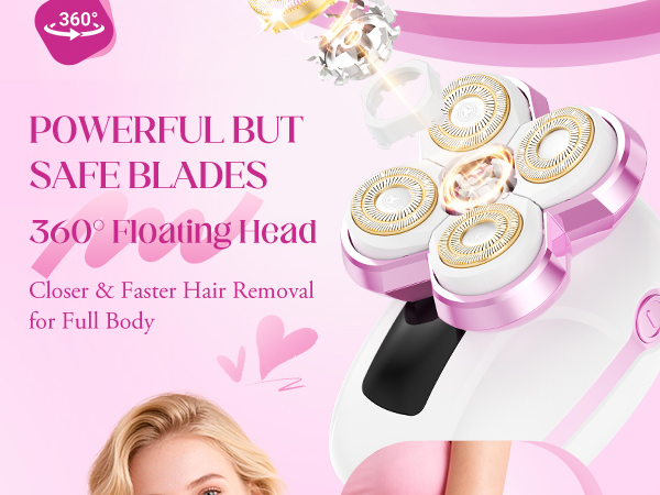 powerful but safe blades perfect for all skin even sensitive