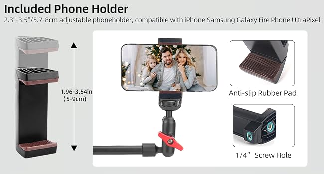 articulating phone holder