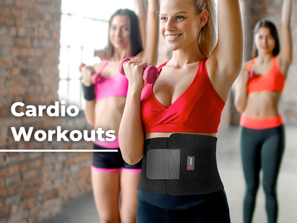 Our waist trainer for women is perfect for cardio workouts to boost sweat
