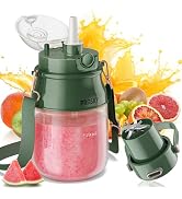 Portable Blender, Prasky Personal Blenders for Shakes and Smoothies with 27oz Cup, Lid and Should...