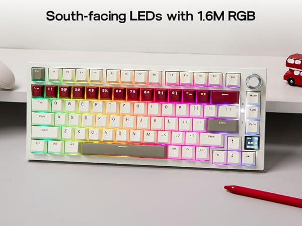 AK820 PRO Wireless Mechanical Gaming Keyboard with Screen