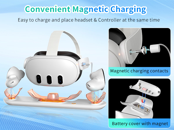 Charging Station Compatible with Oculus Quest 3