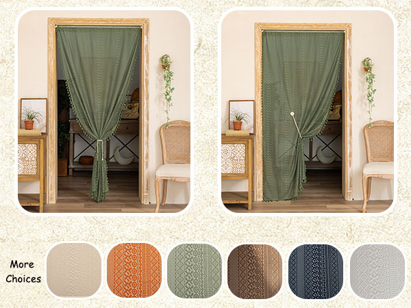 boho curtains