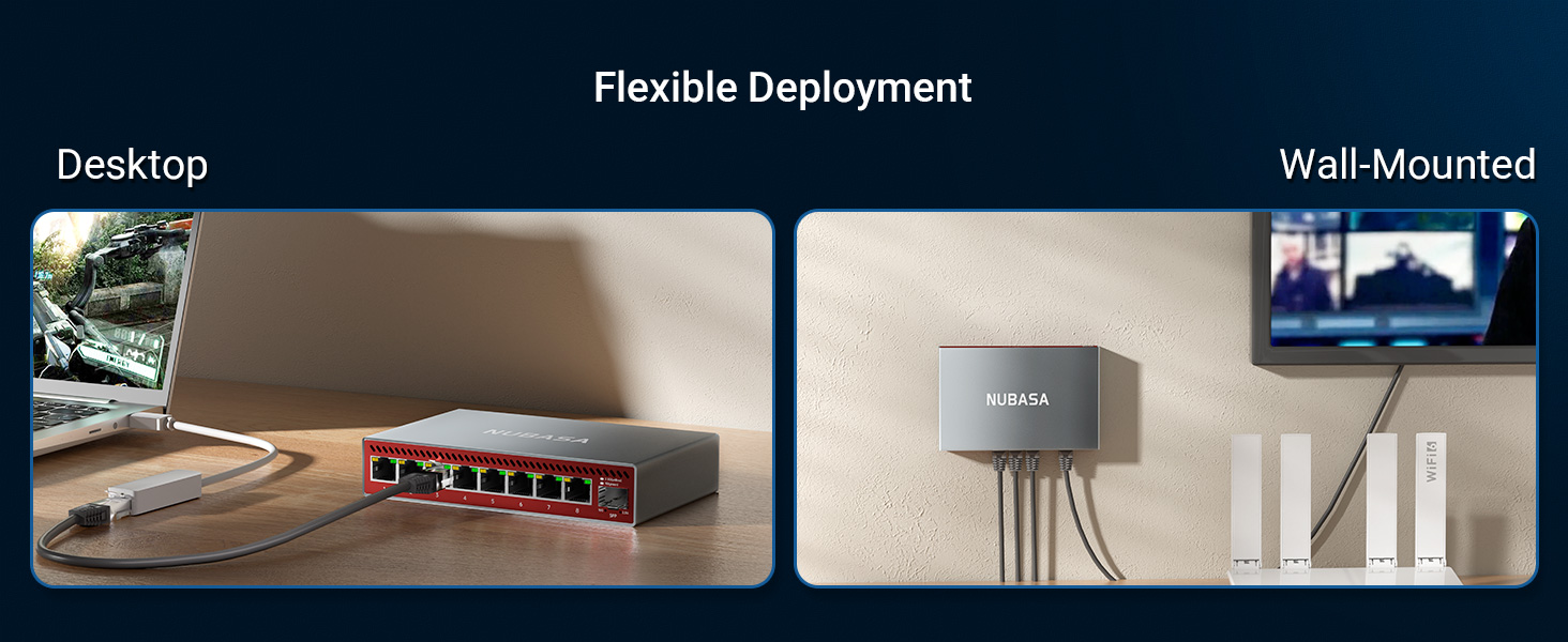 wall mount 2.5gb switch